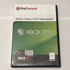 Xbox 360 Batman Arkham City Game of the Year Edition